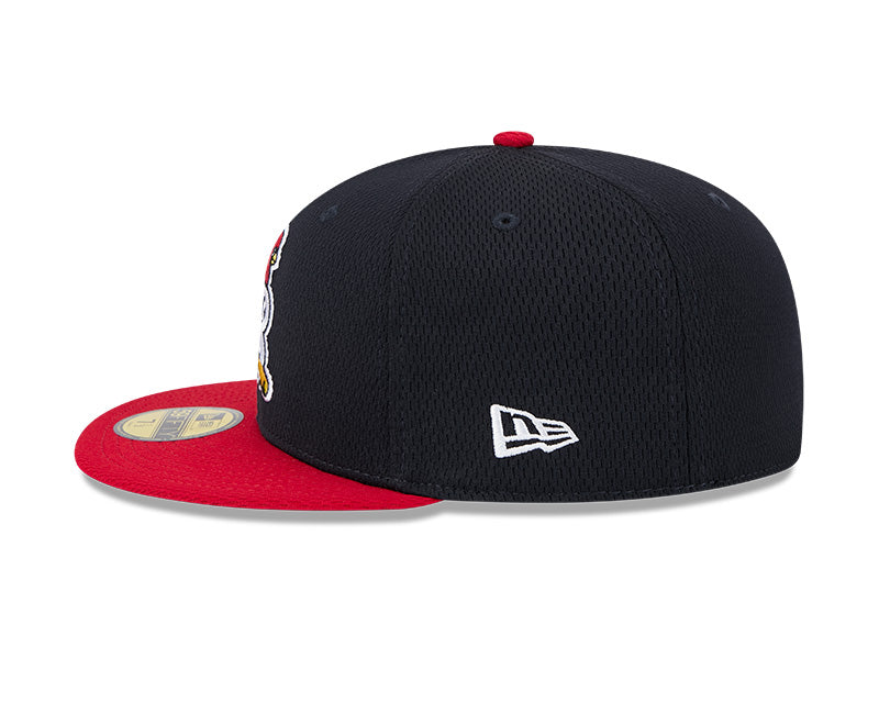 New Era - 59fifty Fitted - MiLB - AC Perf - Palm Beach Cardinals - Navy/Red - Headz Up 