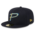 New Era - 59fifty Fitted - MiLB - AC Perf - Myrtle Beach Pelicans - Navy - Headz Up 
