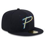 New Era - 59fifty Fitted - MiLB - AC Perf - Myrtle Beach Pelicans - Navy - Headz Up 