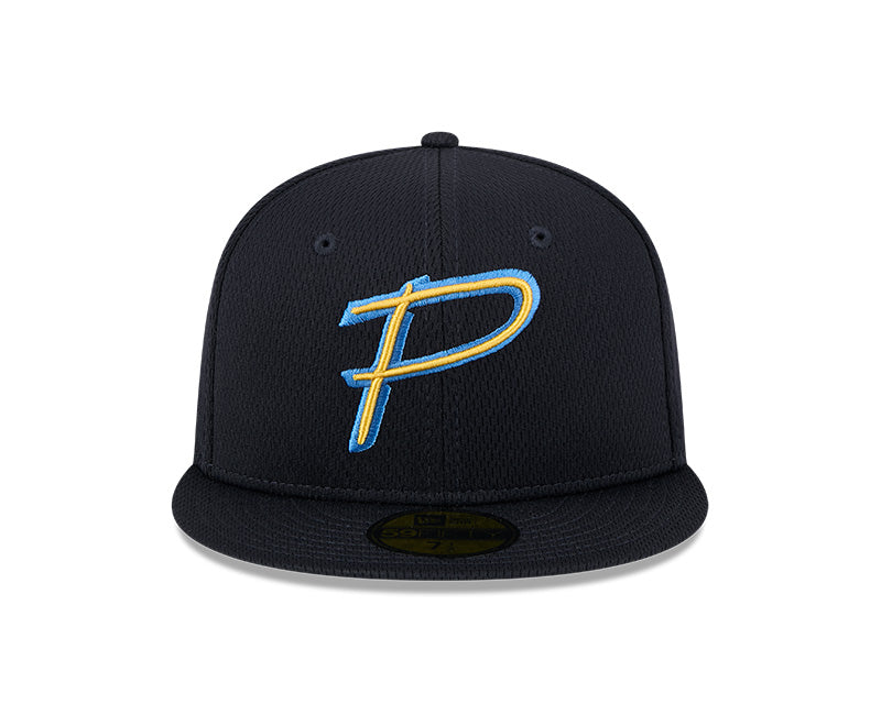 New Era - 59fifty Fitted - MiLB - AC Perf - Myrtle Beach Pelicans - Navy - Headz Up 