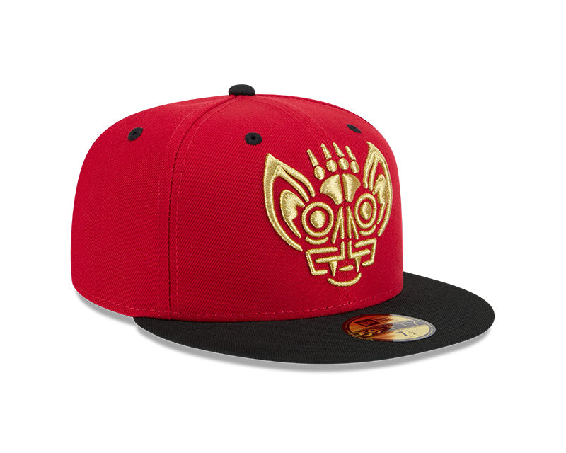 New Era - 59FIFTY Fitted - MiLB - COPA - Louisville Bats - Red/Black - Headz Up 
