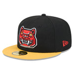 New Era - 59FIFTY Fitted - MiLB - COPA - New Hampshire Fishercats - Black/Yellow - Headz Up 