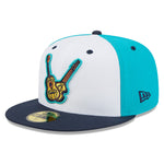 New Era - 59FIFTY Fitted - MiLB - COPA - Nashville Sounds - White/Turkis - Headz Up 