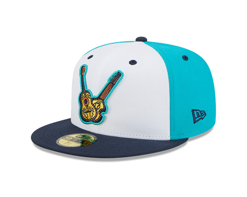 New Era - 59FIFTY Fitted - MiLB - COPA - Nashville Sounds - White/Turkis - Headz Up 