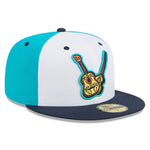 New Era - 59FIFTY Fitted - MiLB - COPA - Nashville Sounds - White/Turkis - Headz Up 