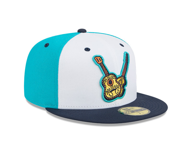 New Era - 59FIFTY Fitted - MiLB - COPA - Nashville Sounds - White/Turkis - Headz Up 