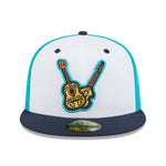 New Era - 59FIFTY Fitted - MiLB - COPA - Nashville Sounds - White/Turkis - Headz Up 