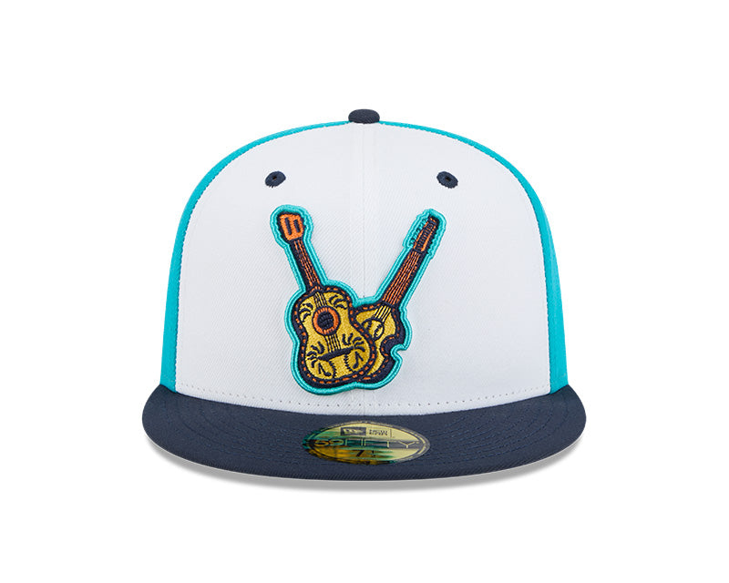 New Era - 59FIFTY Fitted - MiLB - COPA - Nashville Sounds - White/Turkis - Headz Up 
