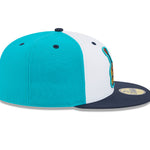 New Era - 59FIFTY Fitted - MiLB - COPA - Nashville Sounds - White/Turkis - Headz Up 