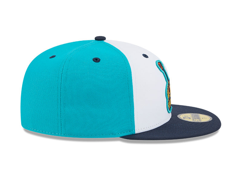 New Era - 59FIFTY Fitted - MiLB - COPA - Nashville Sounds - White/Turkis - Headz Up 