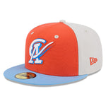 New Era - 59FIFTY Fitted - MiLB - COPA - Oklahoma City Baseball Club - Orange/Light Blue/Stone - Headz Up 