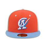 New Era - 59FIFTY Fitted - MiLB - COPA - Oklahoma City Baseball Club - Orange/Light Blue/Stone - Headz Up 