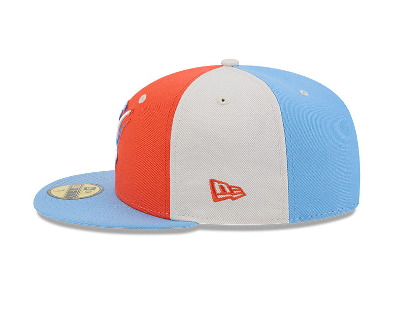 New Era - 59FIFTY Fitted - MiLB - COPA - Oklahoma City Baseball Club - Orange/Light Blue/Stone - Headz Up 