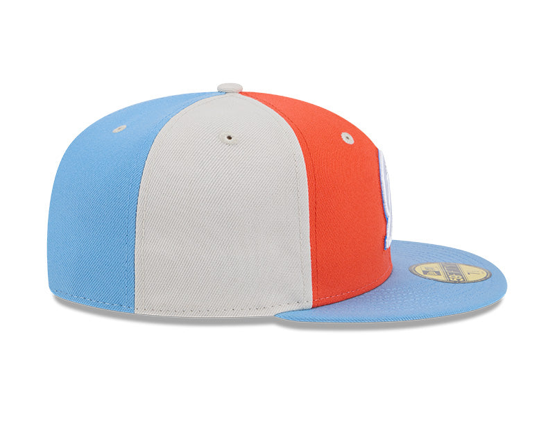 New Era - 59FIFTY Fitted - MiLB - COPA - Oklahoma City Baseball Club - Orange/Light Blue/Stone - Headz Up 