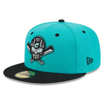New Era - 59FIFTY Fitted - MiLB - COPA - Columbus Clippers - Turkis/Black - Headz Up 