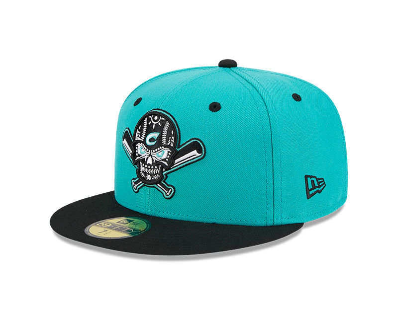 New Era - 59FIFTY Fitted - MiLB - COPA - Columbus Clippers - Turkis/Black - Headz Up 