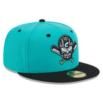 New Era - 59FIFTY Fitted - MiLB - COPA - Columbus Clippers - Turkis/Black - Headz Up 