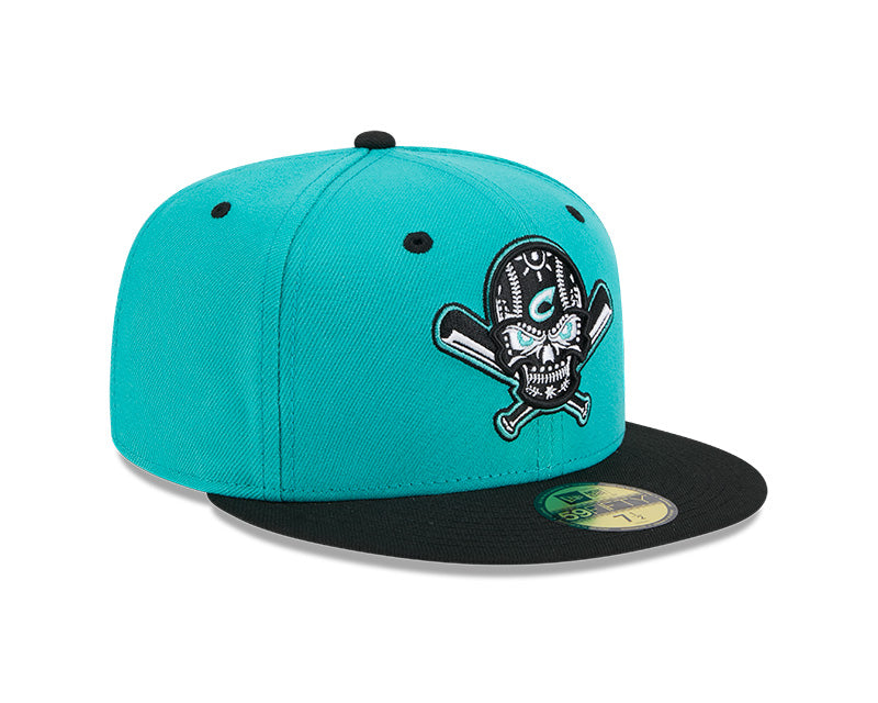 New Era - 59FIFTY Fitted - MiLB - COPA - Columbus Clippers - Turkis/Black - Headz Up 