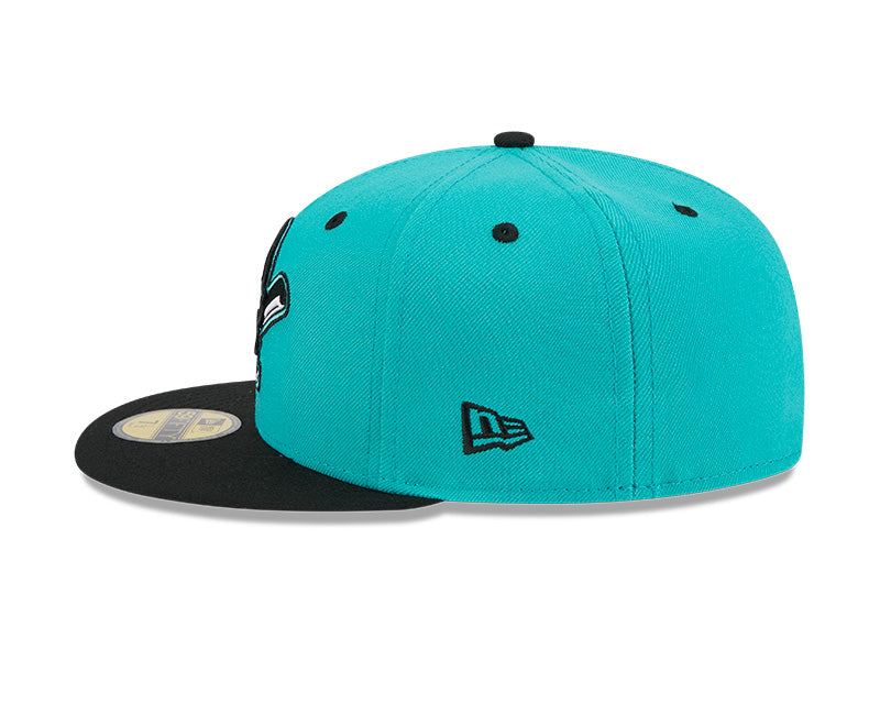 New Era - 59FIFTY Fitted - MiLB - COPA - Columbus Clippers - Turkis/Black - Headz Up 