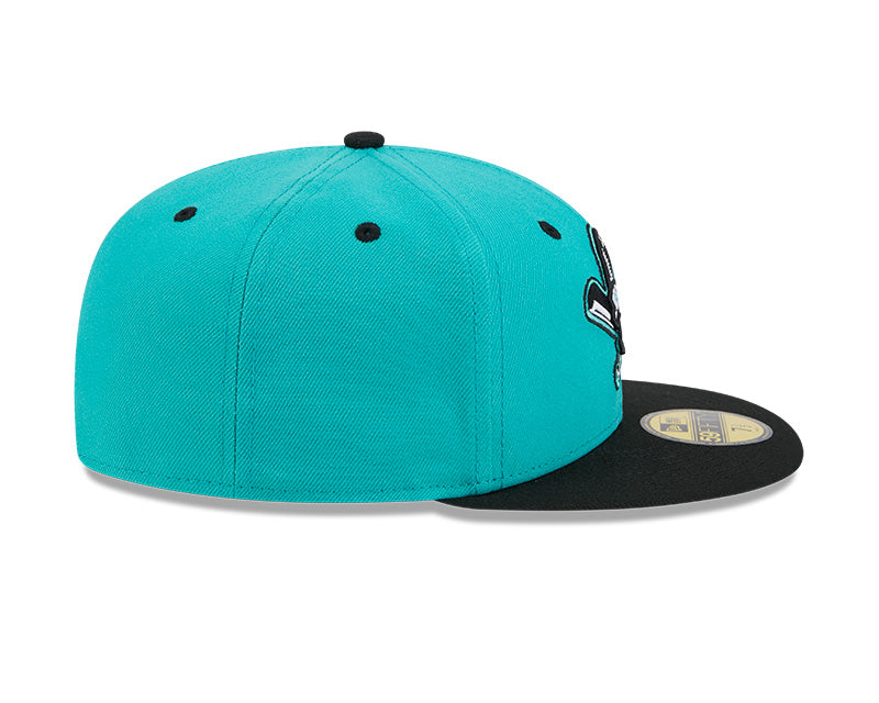 New Era - 59FIFTY Fitted - MiLB - COPA - Columbus Clippers - Turkis/Black - Headz Up 