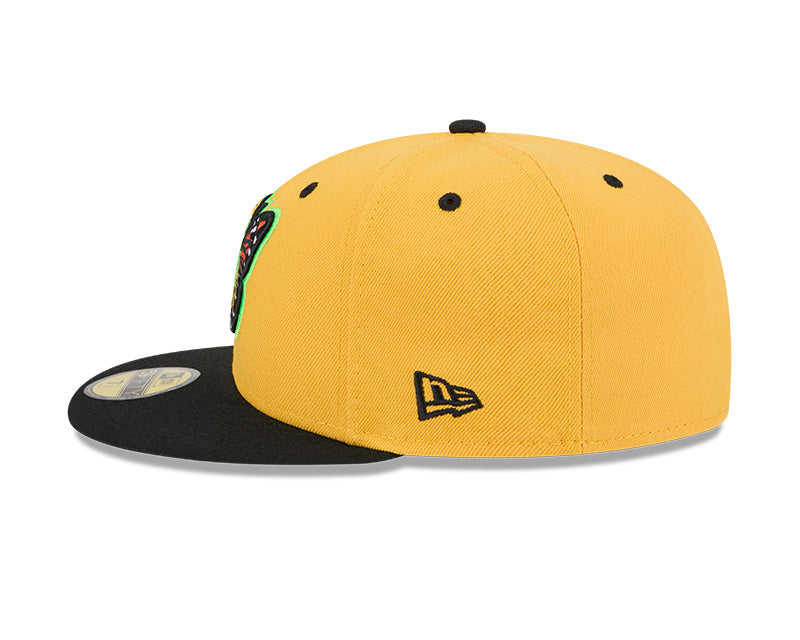 New Era - 59FIFTY Fitted - MiLB - COPA - Eugene Emeralds - Yellow - Headz Up 
