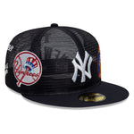 New Era - 59FIFTY Fitted Cap - New York Yankees - AOP MESH - Navy - Headz Up 