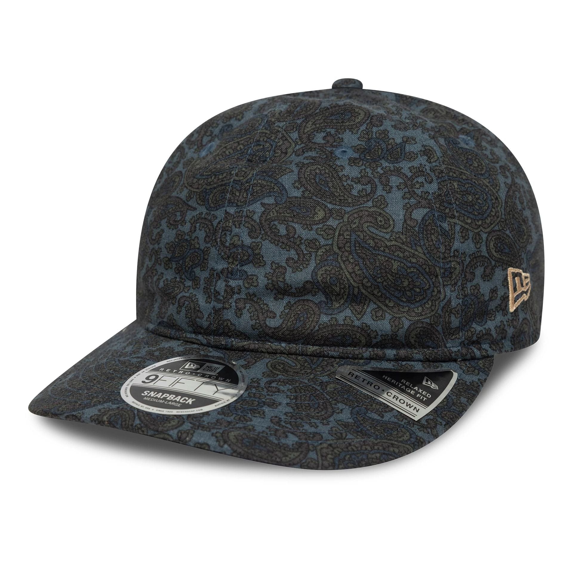 New Era - 9FIFTY Retro Crown - IMG PAISLEY - Navy - Headz Up 