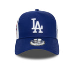 New Era - Los Angeles Dodgers - Side Patch - A-Frame Trucker Cap - Blue - Headz Up 