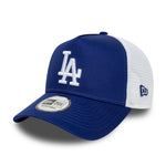 New Era - Los Angeles Dodgers - Side Patch - A-Frame Trucker Cap - Blue - Headz Up 
