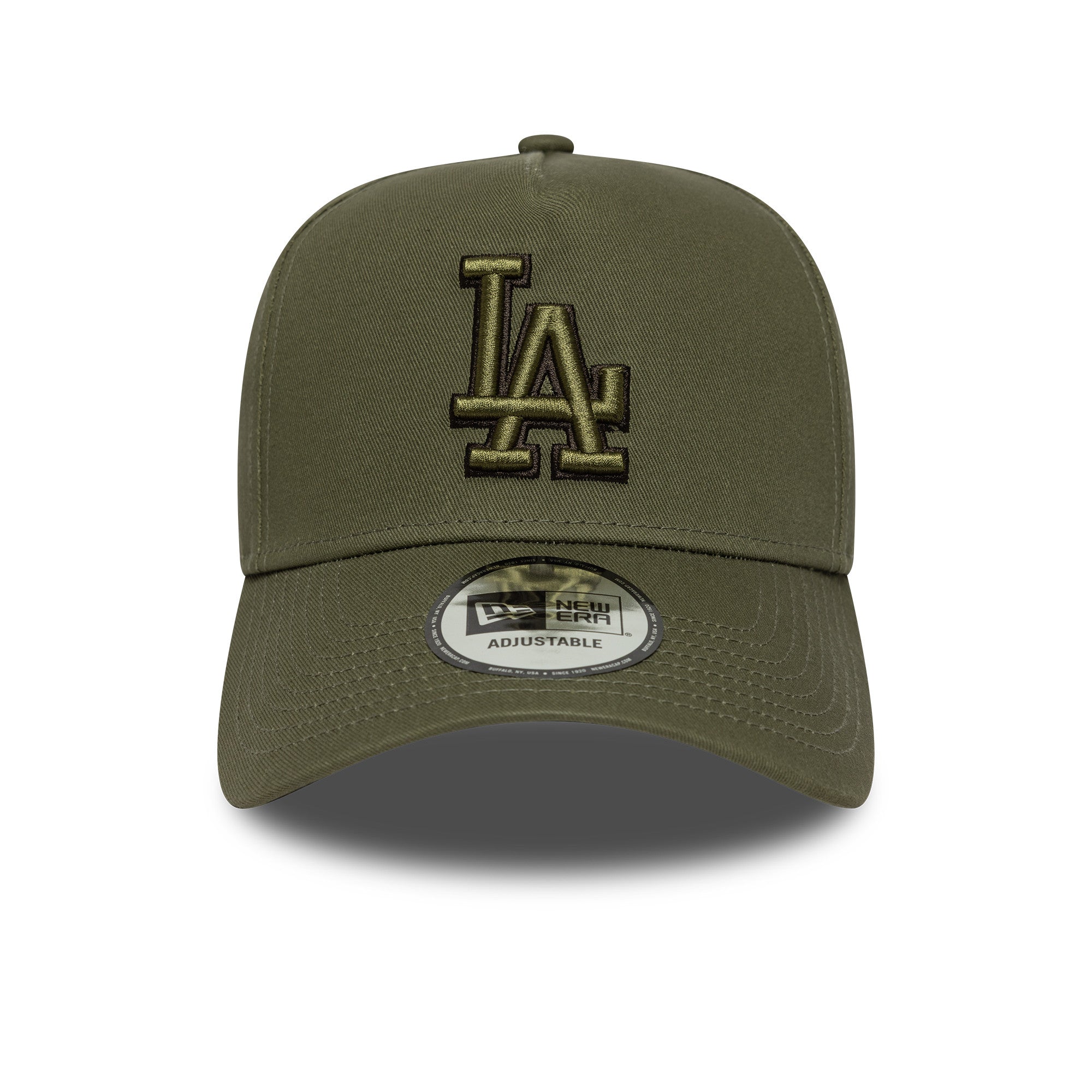 New Era - Los Angeles Dodgers - Tonal Outline - E-Frame Cap - Olive - Headz Up 