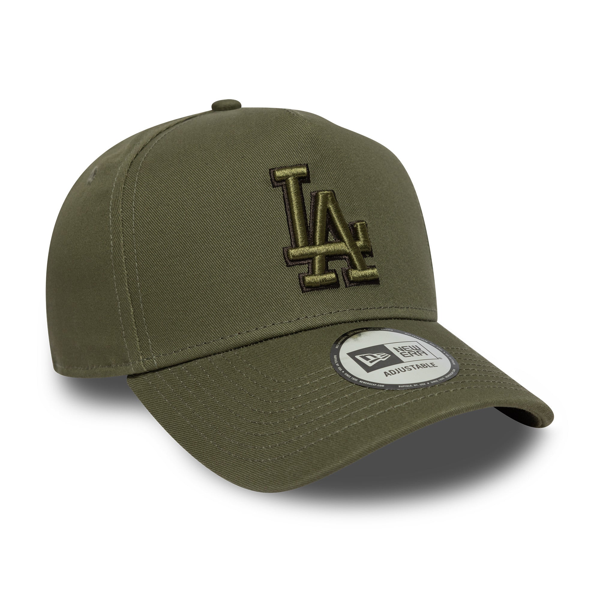 New Era - Los Angeles Dodgers - Tonal Outline - E-Frame Cap - Olive - Headz Up 
