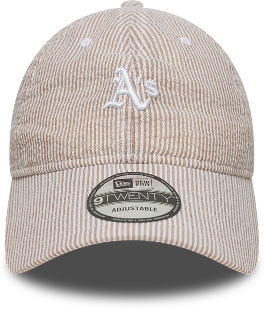 New Era - Oakland Athletics - 9TWENTY - SEERSUCKER - Stone/White - Headz Up 