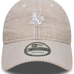 New Era - Oakland Athletics - 9TWENTY - SEERSUCKER - Stone/White - Headz Up 