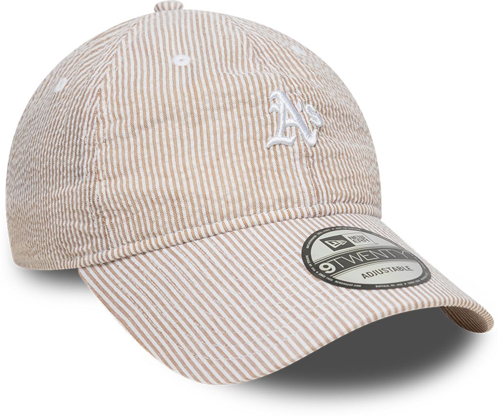 New Era - Oakland Athletics - 9TWENTY - SEERSUCKER - Stone/White - Headz Up 