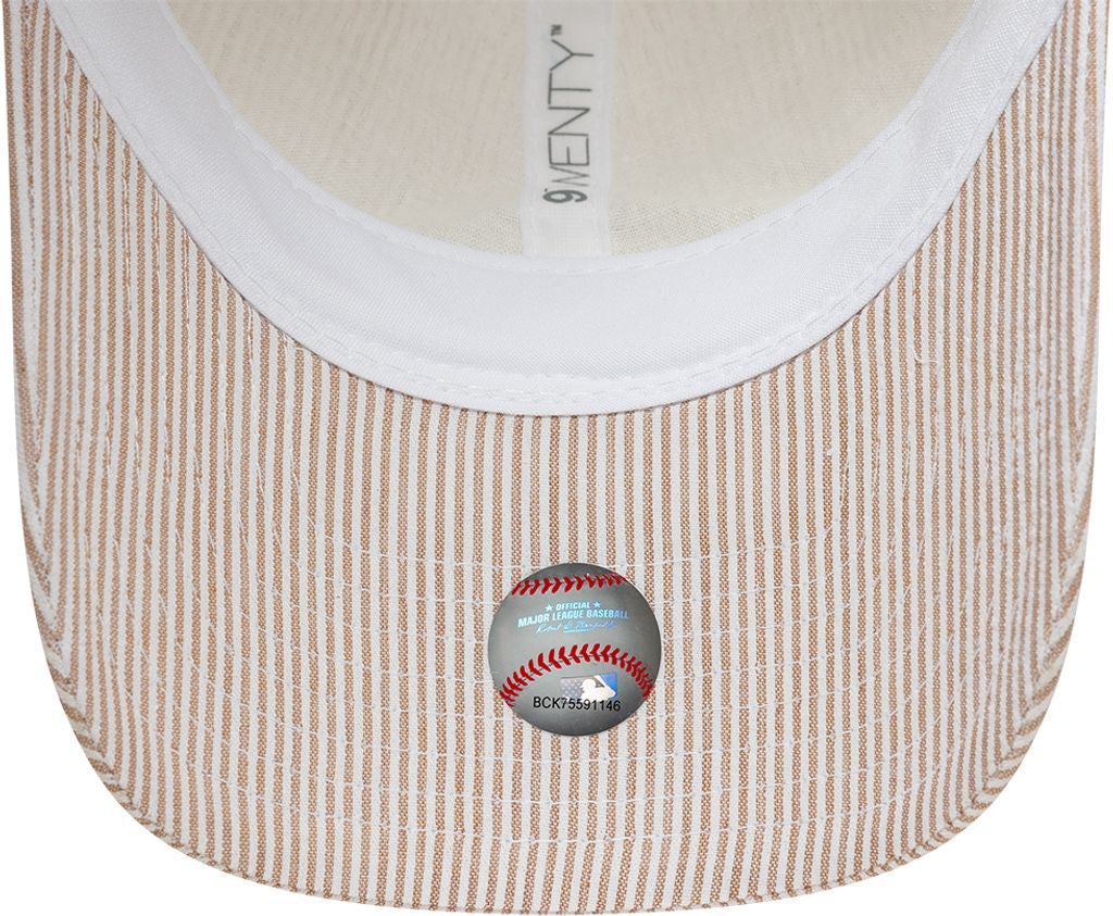 New Era - Oakland Athletics - 9TWENTY - SEERSUCKER - Stone/White - Headz Up 