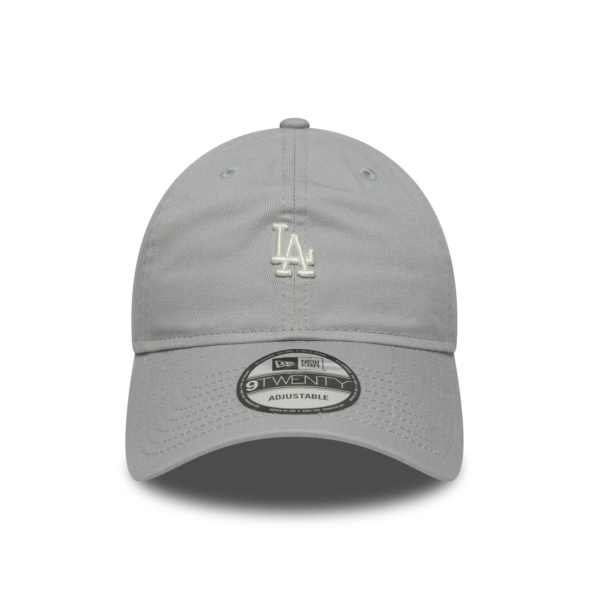 New Era - 9TWENTY - Mini Logo Washed - Los Angeles Dodgers - Grey - Headz Up 