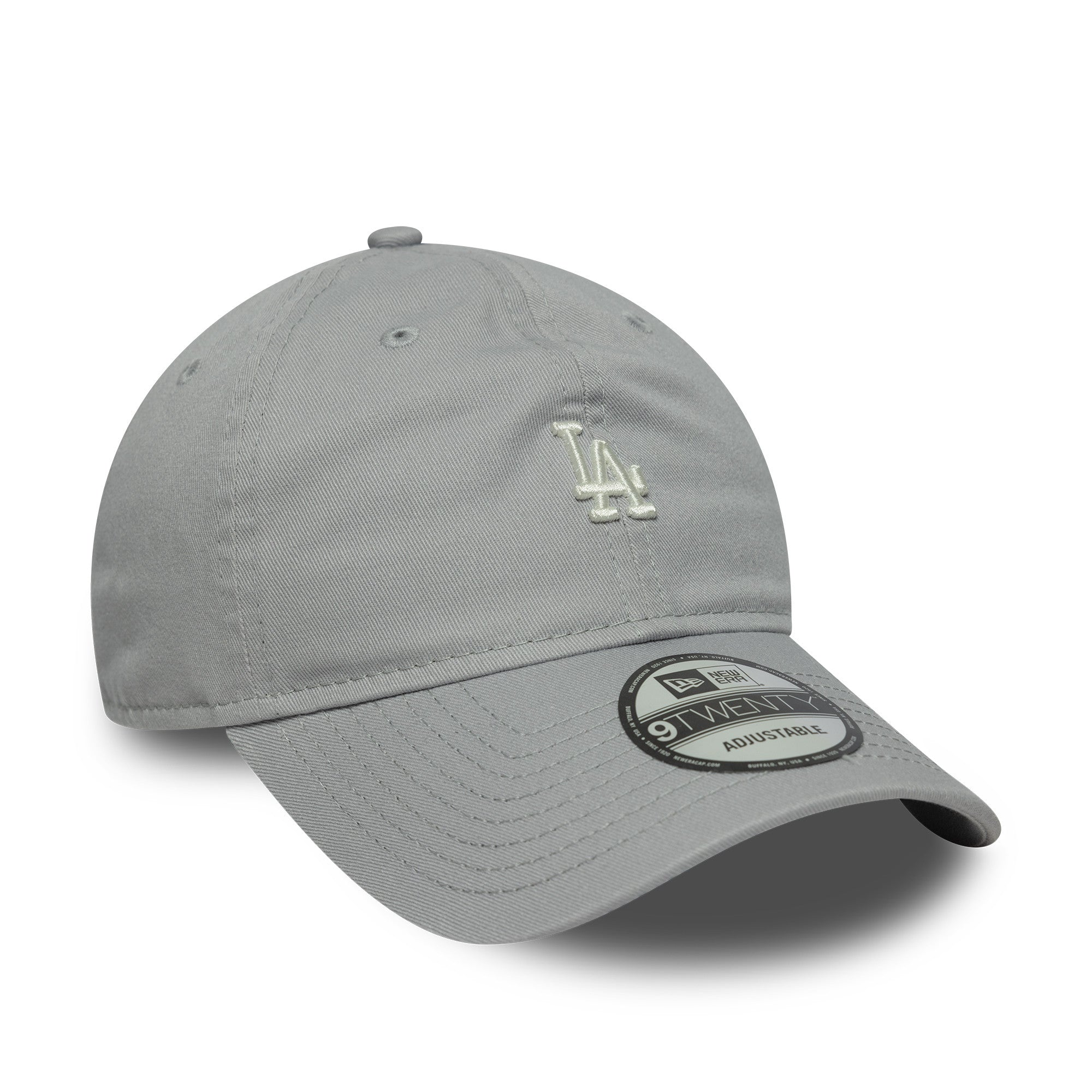New Era - 9TWENTY - Mini Logo Washed - Los Angeles Dodgers - Grey - Headz Up 