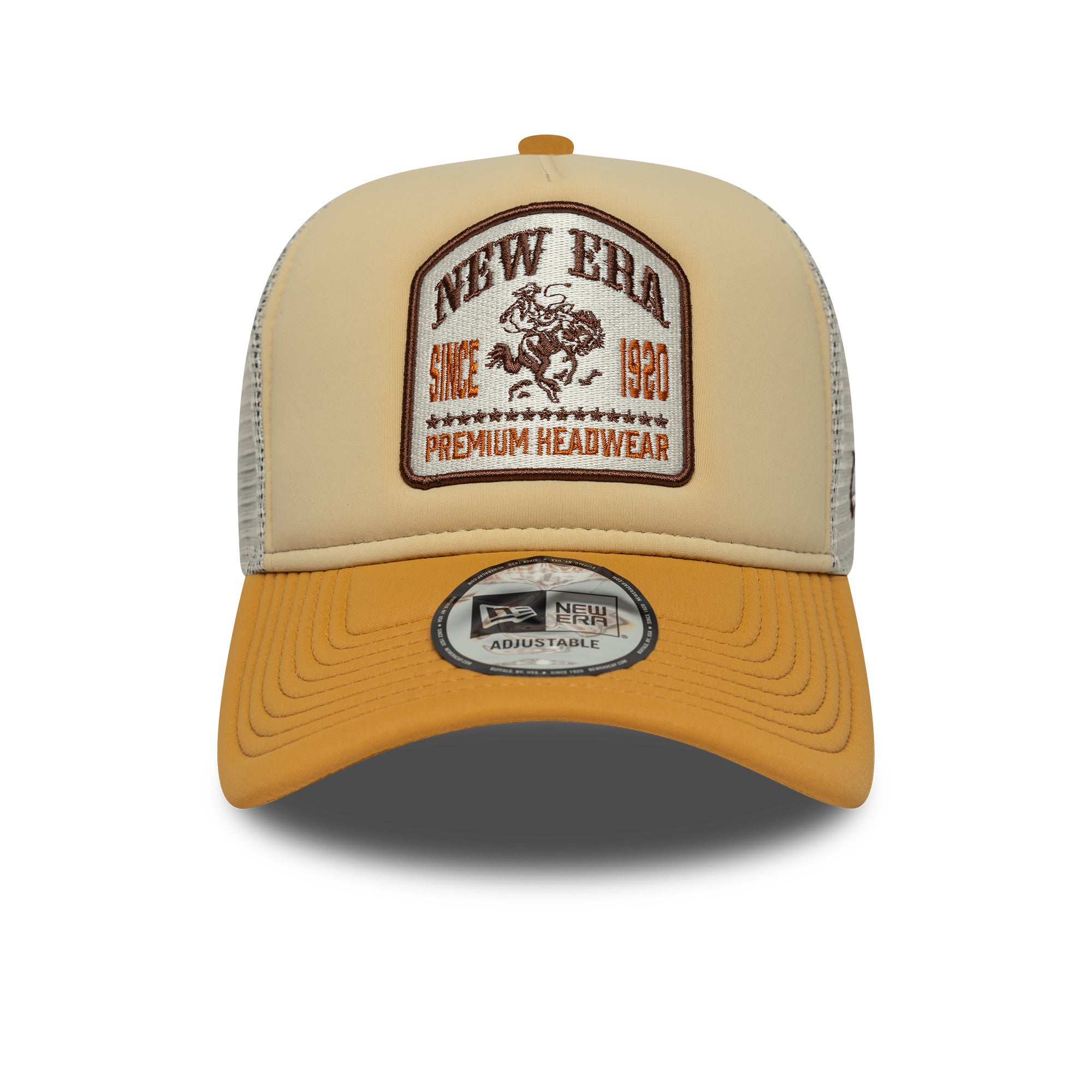 New Era - GRAPHIC PATCH - Trucker Cap - Light Beige - Headz Up 