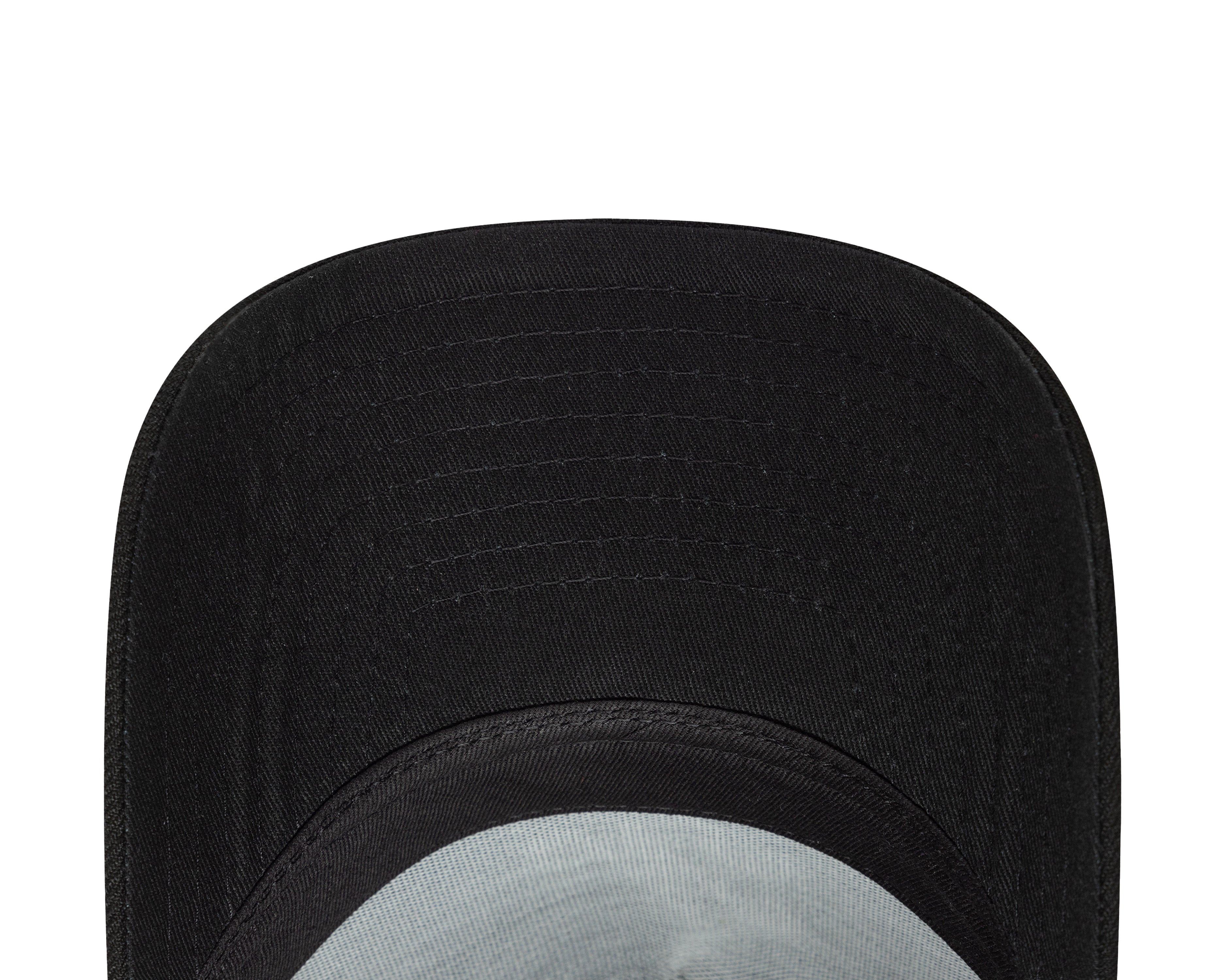 New Era - 59FIFTY Fitted A-Frame Cap - NE SCRIPT - Precurved - Black - Headz Up 