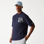 New Era - MLB FLORAL Graphic - Oversize Tee - New York Yankees - Navy - Headz Up 