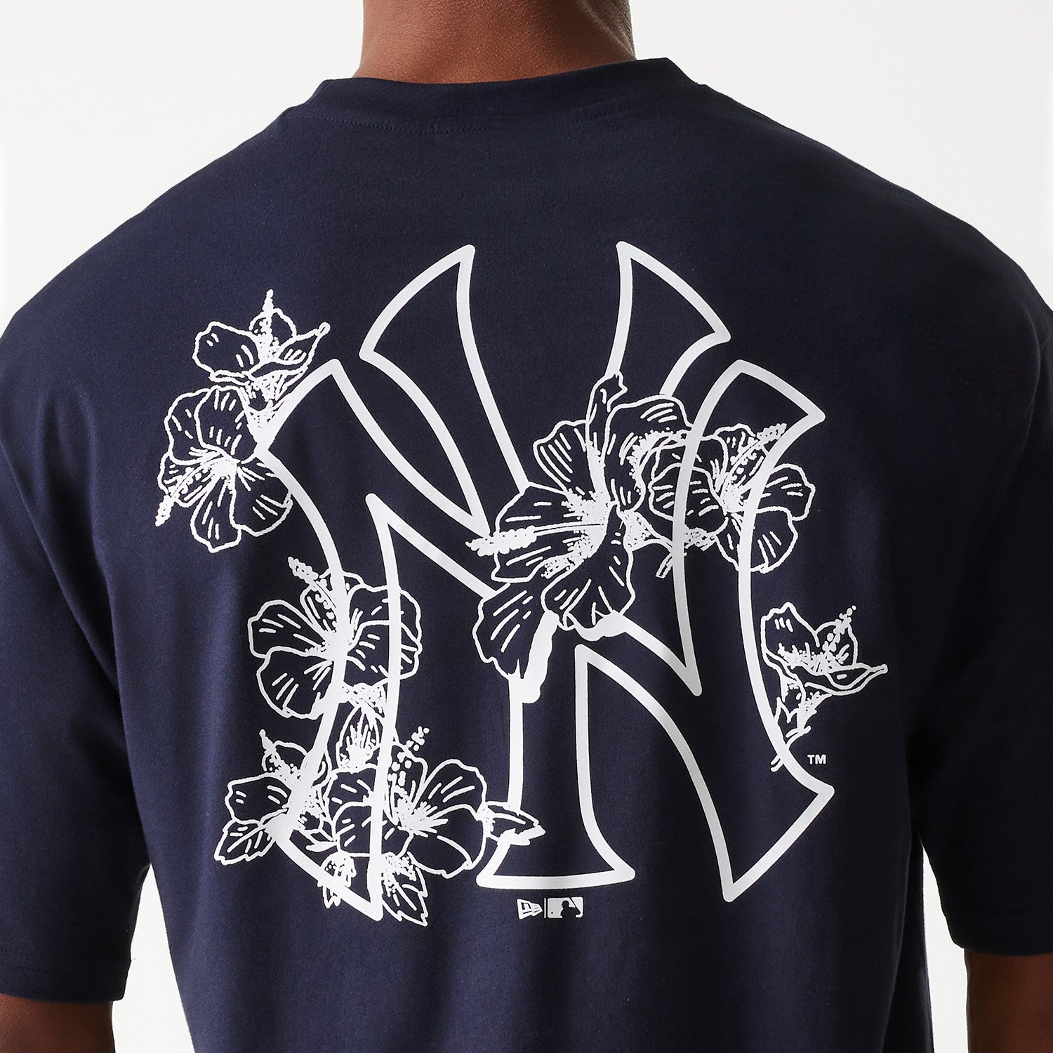 New Era - MLB FLORAL Graphic - Oversize Tee - New York Yankees - Navy - Headz Up 
