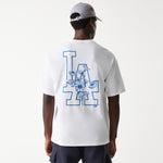 New Era - MLB FLORAL Graphic - Oversize Tee - Los Angeles Dodgers - White - Headz Up 