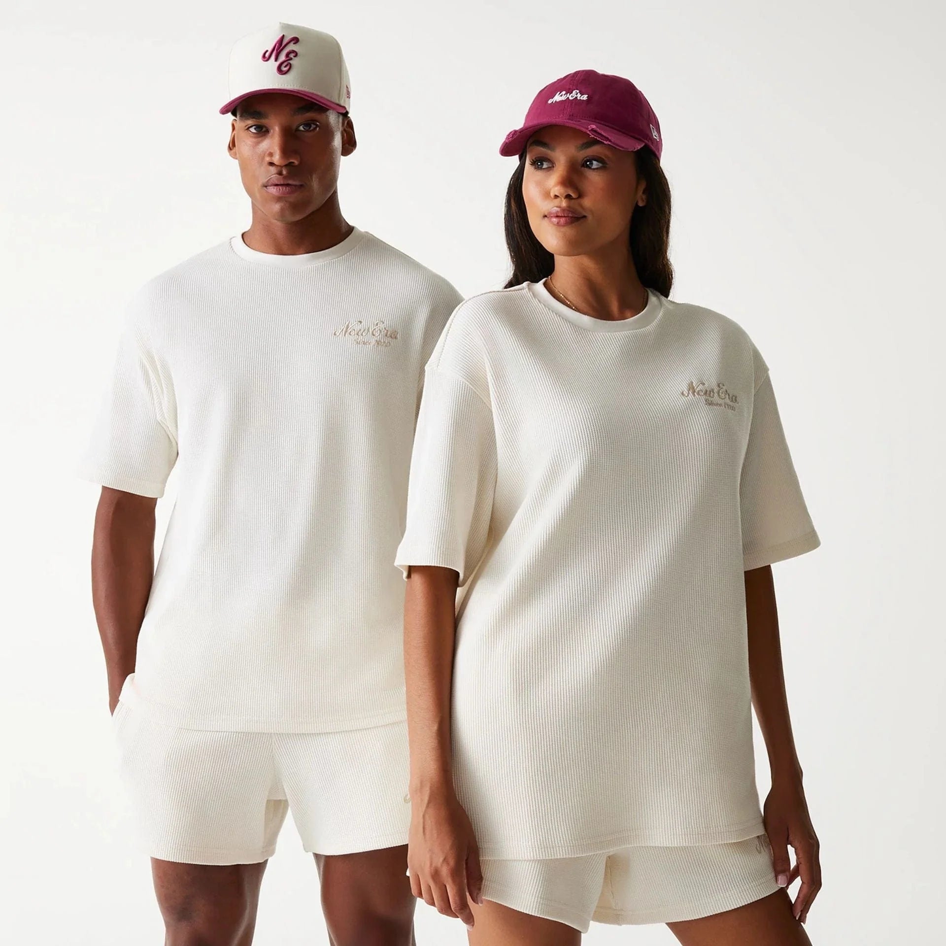 New Era - NE WAFFLE Tee - Off White - Headz Up 