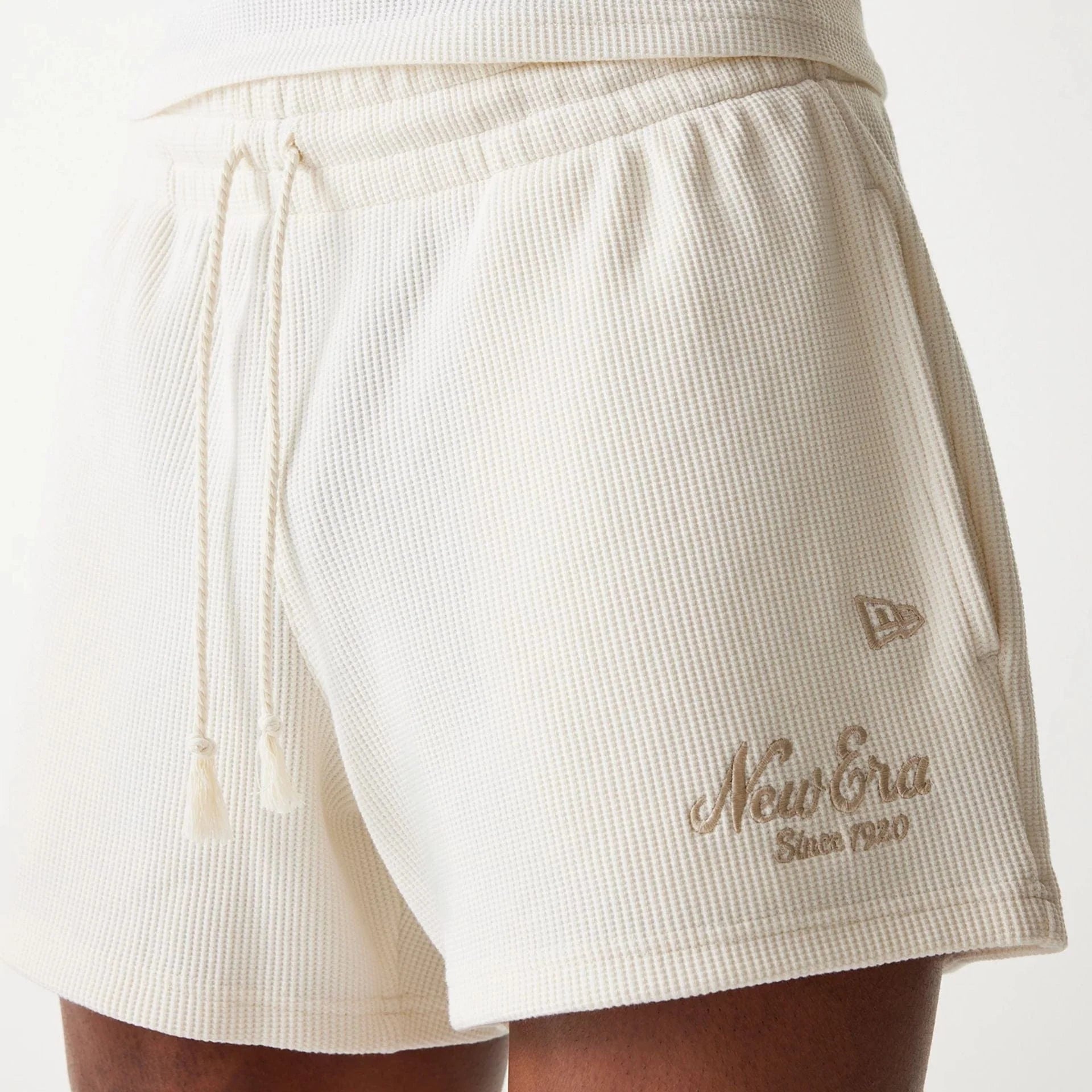 New Era - MLB WAFFLE Shorts - Off White - Headz Up 