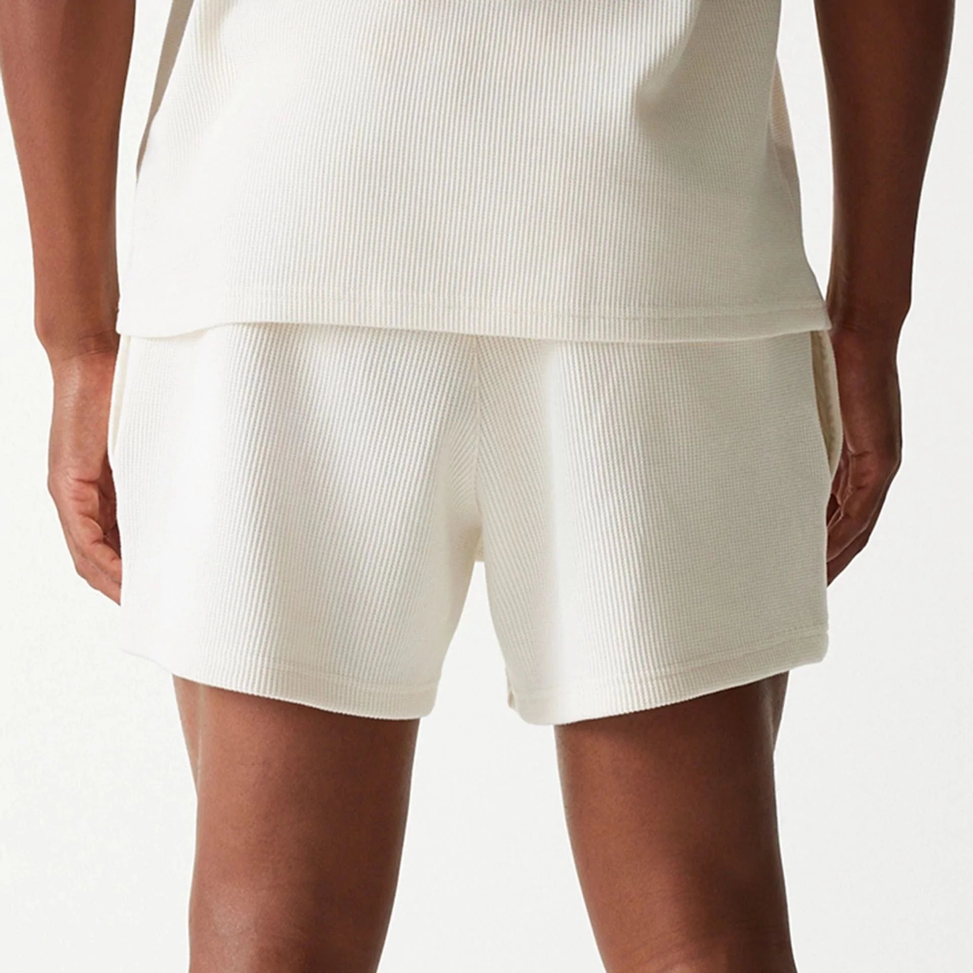 New Era - MLB WAFFLE Shorts - Off White - Headz Up 