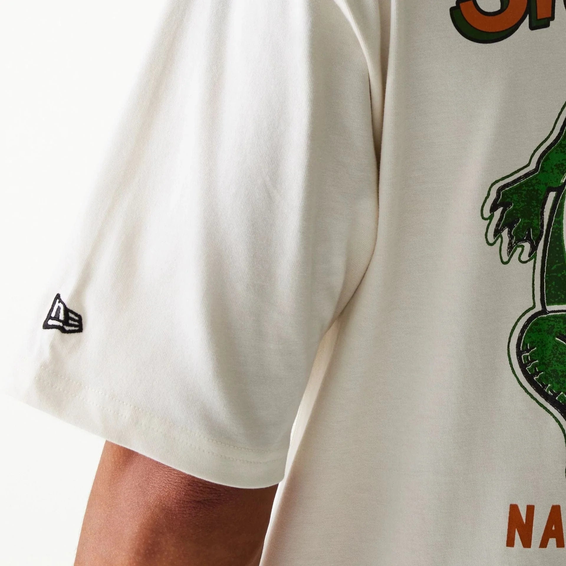 New Era - NE ANIMAL Graphic - Oversize Tee - Off White - Headz Up 