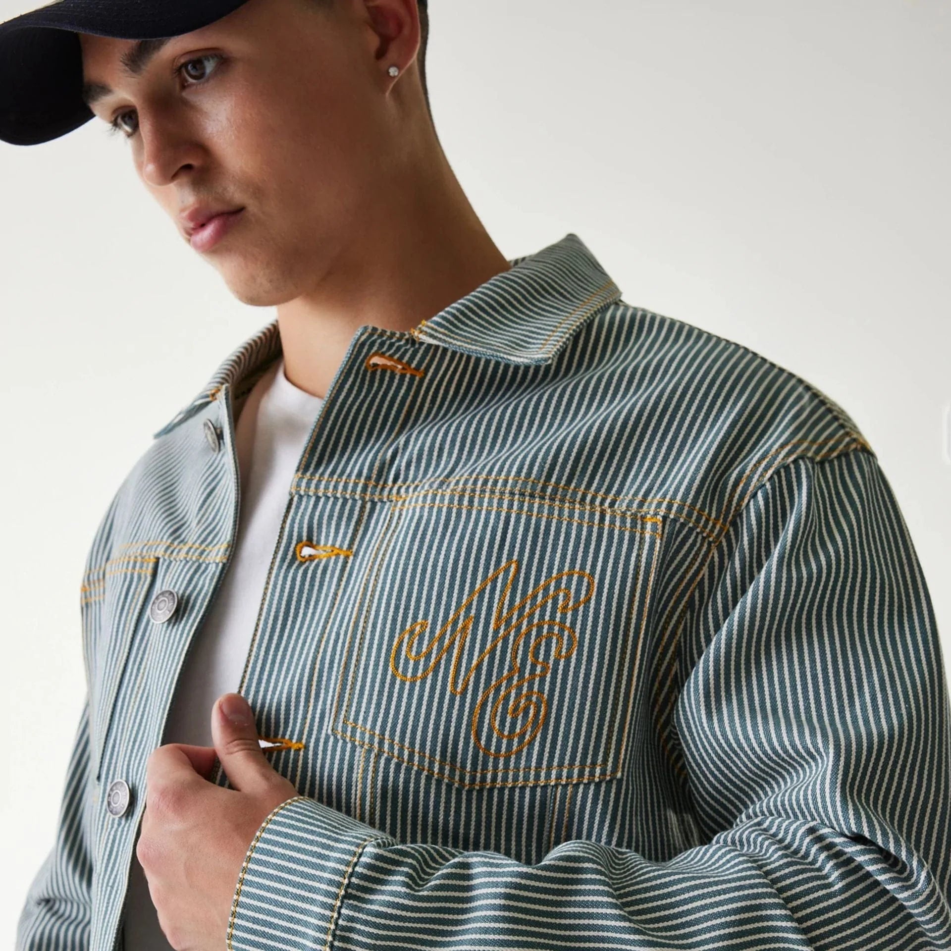 New Era - NE DENIM Jacket - Dark Blue - Headz Up 