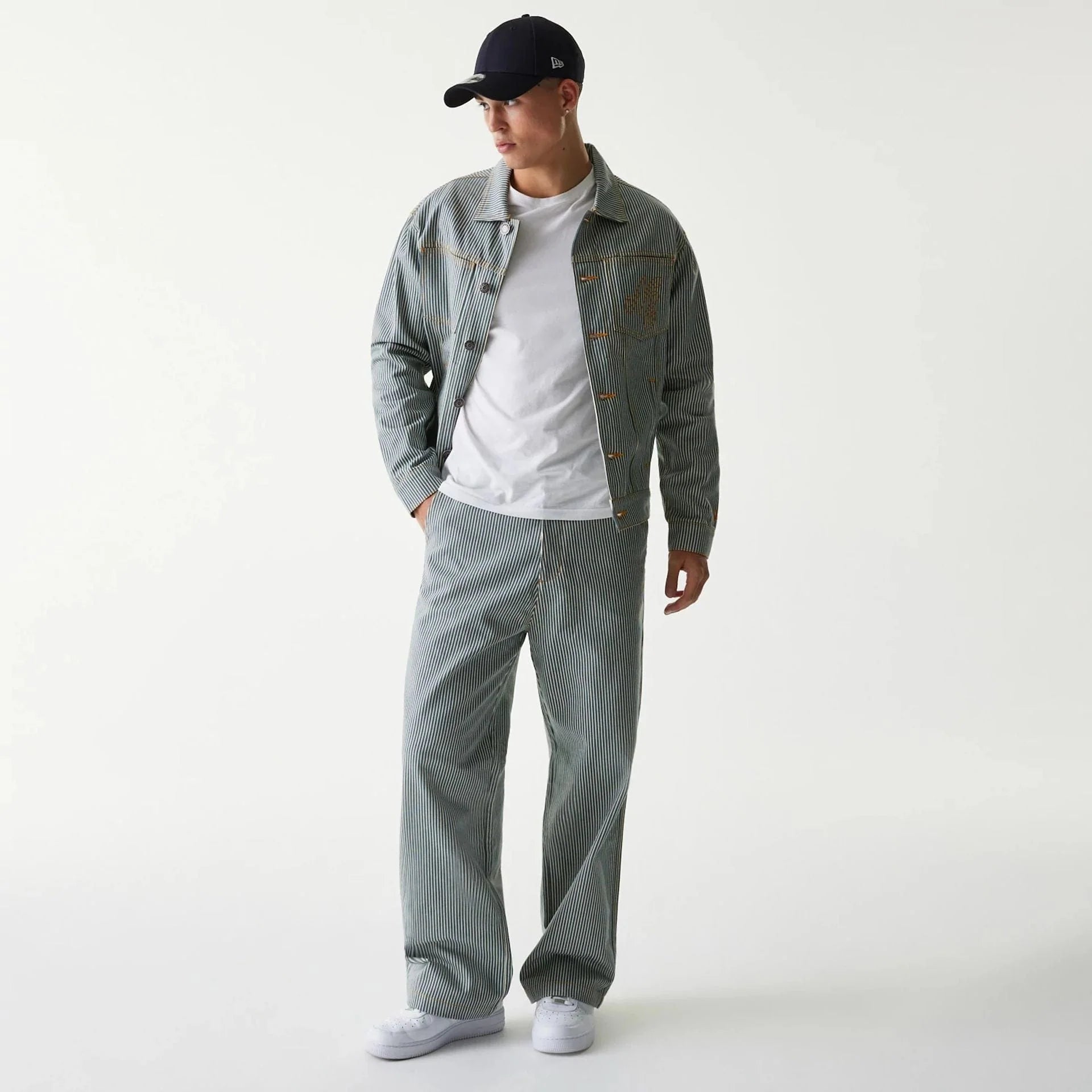 New Era - NE DENIM Jacket - Dark Blue - Headz Up 