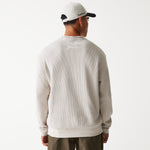 New Era - MLB WAFFLE - Oversize Crewneck - New York Yankees - Stone - Headz Up 