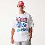 New Era - MLB World Series - Oversize Tee - New York Yankees - White - Headz Up 